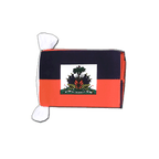 Haiti Fahnenkette 15 x 22 cm