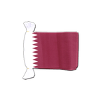 Katar Fahnenkette 15 x 22 cm