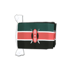 Kenya Guirlande fanion 15 x 22 cm