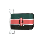 Kenia Fahnenkette 15 x 22 cm
