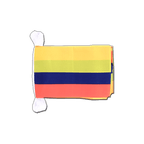 Kolumbien Fahnenkette 15 x 22 cm