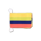 Colombia Flag Bunting 6x9", 9 m