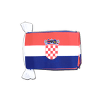 Croatie Guirlande fanion 15 x 22 cm