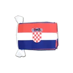 Guirlande fanion Croatie 15 x 22 cm
