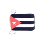 Guirlande fanion Cuba 15 x 22 cm