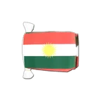 Kurdistan Fahnenkette 15 x 22 cm