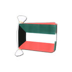 Kuwait Fahnenkette 15 x 22 cm