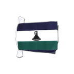 Lesotho Fahnenkette 15 x 22 cm
