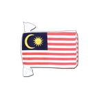 Malaysia Fahnenkette 15 x 22 cm