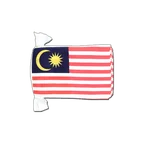 Malaysia Fahnenkette 15 x 22 cm