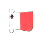 Malta Flag Bunting 6x9", 9 m