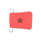 Marokko Fahnenkette 15 x 22 cm