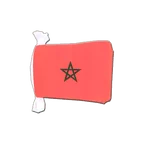 Guirlande fanion Maroc 15 x 22 cm