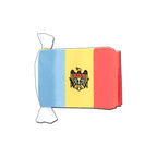 Guirlande fanion Moldavie - 15 x 22 cm