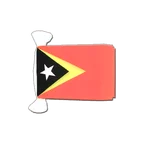 Guirlande fanion Timor orièntale 15 x 22 cm