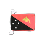 Papua Neuguinea Fahnenkette 15 x 22 cm