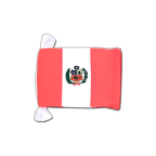 Peru Fahnenkette 15 x 22 cm