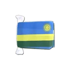 Rwanda Flag Bunting 6x9", 9 m