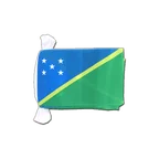Salomonen Inseln Fahnenkette 15 x 22 cm