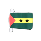 Sao Tome & Principe Fahnenkette 15 x 22 cm