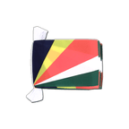 Seychelles Guirlande fanion 15 x 22 cm