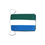 Guirlande fanion Sierra Leone 15 x 22 cm