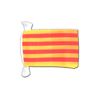 Katalonien Fahnenkette 15 x 22 cm