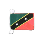 St. Kitts und Nevis Fahnenkette 15 x 22 cm