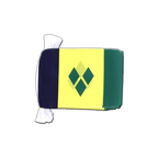 St. Vincent und die Grenadinen Fahnenkette 15 x 22 cm