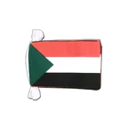 Sudan Fahnenkette 15 x 22 cm