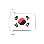 Corée du Sud Guirlande fanion 15 x 22 cm