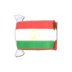 Guirlande fanion Tadjikistan - 15 x 22 cm