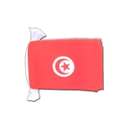 Tunesien Fahnenkette 15 x 22 cm