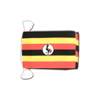 Ouganda Guirlande fanion 15 x 22 cm