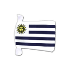 Guirlande fanion Uruguay - 15 x 22 cm