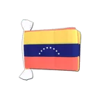 Venezuela 8 Sterne Fahnenkette 15 x 22 cm