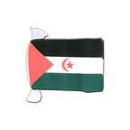 Guirlande fanion Sahara occidental - 15 x 22 cm