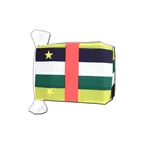 Guirlande fanion République Centrafricaine 15 x 22 cm