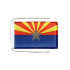 Arizona Flag with ropes 8x12"