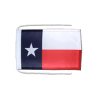 Texas Drapeau avec cordelettes 20 x 30 cm