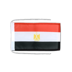 Egypte Drapeau avec cordelettes 20 x 30 cm