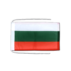 Drapeau avec cordelettes Bulgarie - 20 x 30 cm