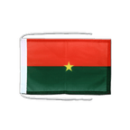 Burkina Faso Drapeau avec cordelettes 20 x 30 cm