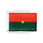Drapeau avec cordelettes Burkina Faso 20 x 30 cm