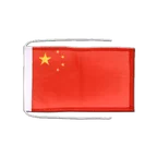 Drapeau avec cordelettes Chine 20 x 30 cm