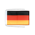 Allemagne Drapeau avec cordelettes 20 x 30 cm