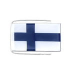 Finlande Drapeau avec cordelettes 20 x 30 cm