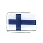 Drapeau avec cordelettes Finlande 20 x 30 cm