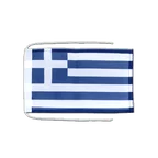 Drapeau avec cordelettes Grèce 20 x 30 cm
