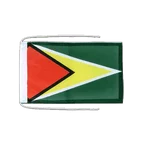 Drapeau avec cordelettes Guyana 20 x 30 cm